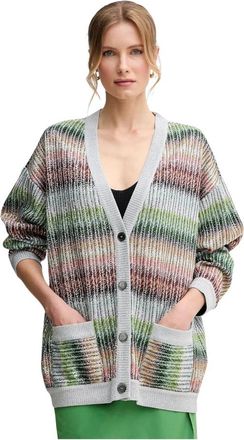 Missoni Dunne Gebreide Cardigan - Dames - Vesten - Veelkleurig - M - Truien & Vesten