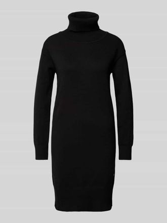 Zabaione Knielanges Kleid mit gerippten Abschl&uuml;ssen in Black, Gr&ouml;&szlig;e XXL