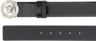 Versace Gürtel - Reversible Belt The Jellyfish - Gr. 90 - in Schwarz - für Damen