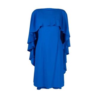 Alberta Ferretti Kleedjes, Dames, Blauw, M, Anledning Festkjole