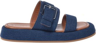Baldinini Denim Mule - Dames - Sandalen - Blauw - 39 EU - Denim - Schoenen