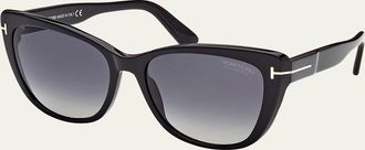 Tom Ford Nora Plastic Cat-Eye Sunglasses