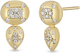 Bony Levy Mika Diamond Stud Earrings in 18K Yellow Gold at Nordstrom
