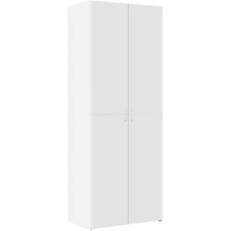 vidaXL Credenza Bianca 70x42,5x185 cm in Legno Multistrato - Vidaxl