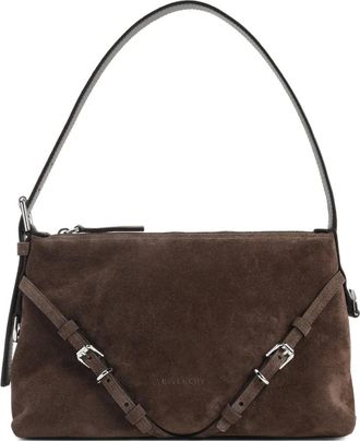 Givenchy Schoudertas met gespdetail - Bruin