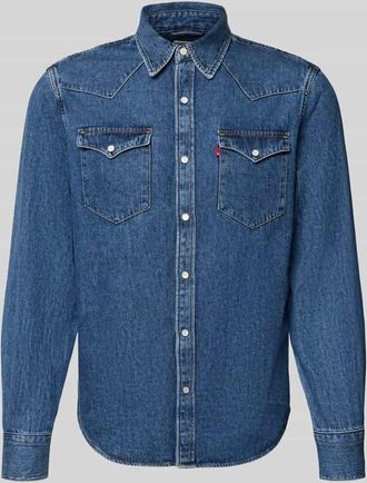 Levi's Regular Fit Jeanshemd aus reiner Baumwolle Modell BARSTOW WESTERN in Jeansblau, Gr&ouml;&szlig;e XL