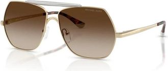 Michael Kors Denver - Dames - Zonnebrillen - Geel - 58 MM - Accessoires