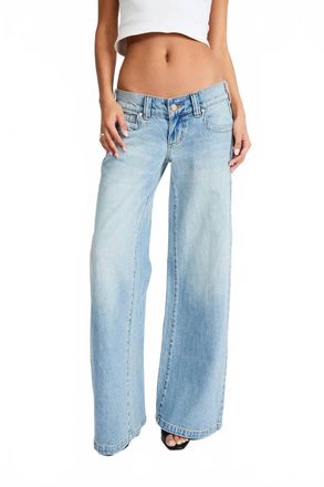 Abrand 00 Super Low And Wide Jeans In Jody