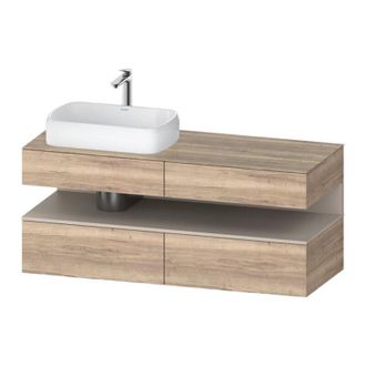 Duravit Qatego Consola Mueble Bajo Lavabo, 2 Extensiones, 2 - Duravit