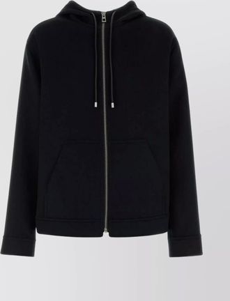Loewe versatile flannel hooded jacket