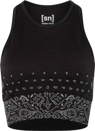 super.natural Bandana LF Top Sport-BH f&uuml;r Damen | schwarz
