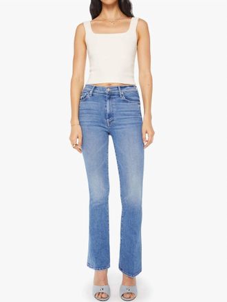 Mother High Waisted Weekender Skimp Jeans In Swing And A Miss