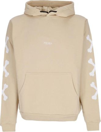 Phobia Archive Lichtgewicht Sweater met Lange Mouwen voor Tracksuit - Heren - Hoodies - Beige - XL - Katoen - Hoodies & sweatvesten