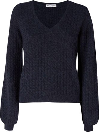 Ballantyne Maglione a maglia intrecciata - Blu