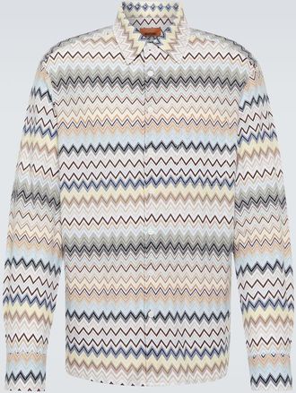 Missoni Zig Zag cotton shirt
