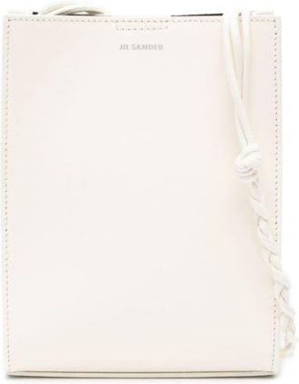 Jil Sander small Tangle shoulder bag - women - Calf Leather/Sheepskin - One Size - White