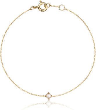 Lily & Roo Gold Small Birthstone Pendant Bracelet