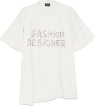 Balenciaga T-shirt con effetto vissuto - Grigio