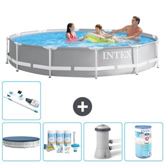 Intex Piscina Prism Frame Redonda - 366x76 Cm - 7-piezas S31910