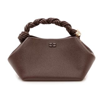 Ganni Handbags, female, Brown, Size: ONE SIZE Small Bou Bag