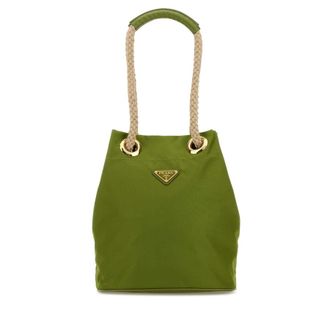 Prada Green Re-Nylon Prada Mariner Bucket Bag