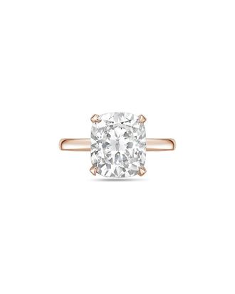 Diana M. Jewels 18K Rose Gold 12.00 Ct. Tw. Lab-Grown Diamond Ring