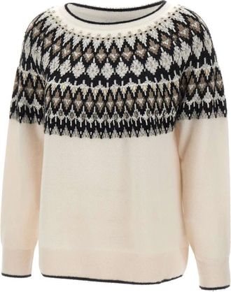 Elena Miro Dames, Truien, Veelkleurig, Maat: XS Wol