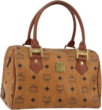 MCM Pre-owned Handbags, female, Brown, Size: ONE SIZE Pre-owned Handbag