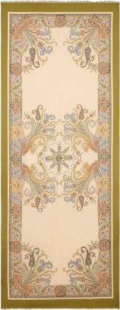 Etro floral jacquard scarf - Neutrals