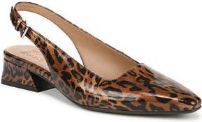 Naturalizer Ginger Slingback Pump in Leopard Print Faux Leather at Nordstrom Rack, Size 6.5
