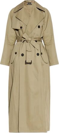 Balenciaga Trench doppiopetto con cintura - Toni neutri