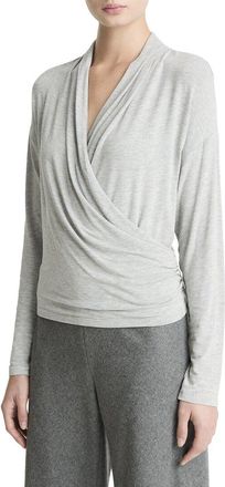 Vince Relaxed Wrap Top