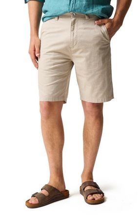 Rodd & Gunn Millwater Stretch Twill Shorts in Sepia at Nordstrom, Size 35