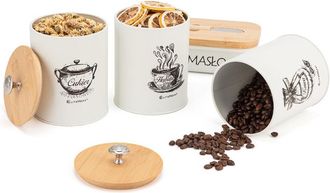 OEM Juego De 3 Recipientes De Cocina Y Mantequilla E-6058