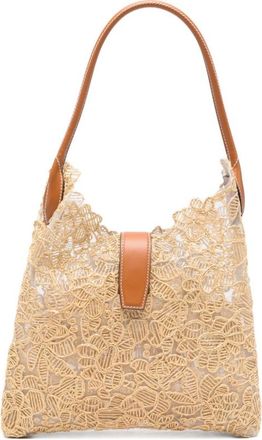 Ermanno Scervino Rafia Medium Hobo Bag