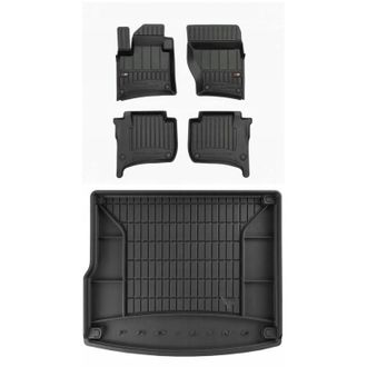 OEM Set Alfombrillas De Goma 3d Vw Touareg 2 2010-2018