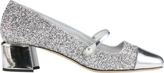 Jimmy Choo London Elisa 45 Glitter Pumps, Brand Size 36 ( US Size 6 )
