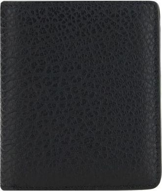 Maison Margiela Zwarte Kalfsleren Bos Taurus Portemonnee