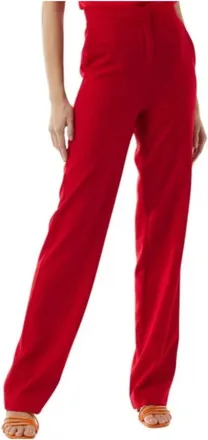 Silvian Heach Broeken, Dames, Rood, M, Polyester, Silvian Heach Broek Broek