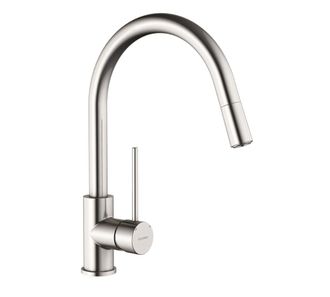Genebre Genebre - Frv61207 44 Tau Grifo Monomando Fregadero Ca&ntilde;o Extra&iacute;ble Acab Inox - Ref: Frv61207 44