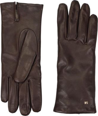 Max Mara F87009 Handschoenen - unisex - Accessoires - Bruin - Maat: ONE Size Leer