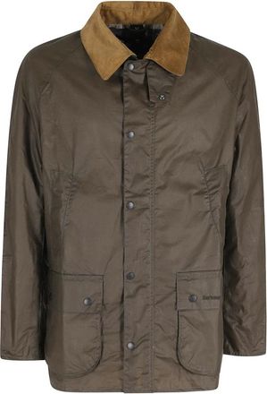 Barbour Ashby Wax Jacket - Heren - Zomerjassen - Groen - M - Katoen - Jassen