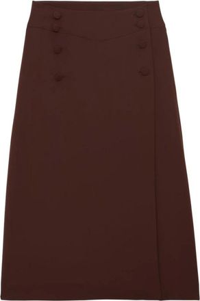 Ines De La Fressange Gonna Fluid Tales - - Skirts - Donna - Marrone - XS
