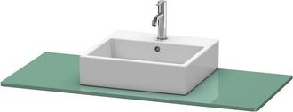 Duravit Consola Duravit Xsquare 060d, 800 X 550 Mm, 1 Recorte, Color (frente/cuerpo): Jade Laca Alto Brillo - Xs060d00303