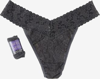 Hanky Panky Hochwertiger Spitzen-Stringtanga mit hohem Bund