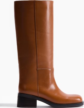 H&M Lederboots - Beige