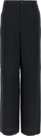 Moschino Acetate Broek - Dames - Wijde Broeken - Zwart - M - Broeken