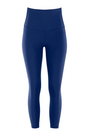 Winshape Leggings WINSHAPE 7/8-Tights HWL317C, Damen, Gr. XXL, Normalgr&ouml;ssen, blau (dunkelblau), 85% Polyester, 15% Elasthan, Hosen Leggings, mit V-Shape Appli
