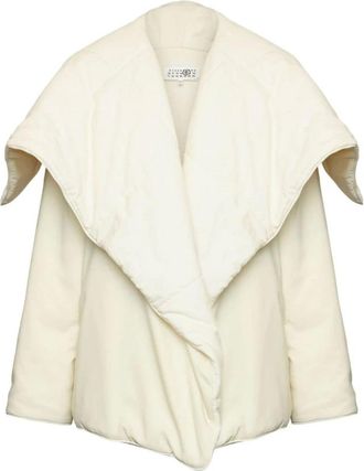 Maison Margiela Light Jassen - Dames - Zomerjassen - Beige - M - Nylon - Jassen