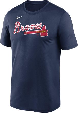 Nike Ronald Acuña Jr. Atlanta Braves Legend Home Nike Mens Dri-FIT MLB T-Shirt in Blue | NKGK44BAW9-DAR